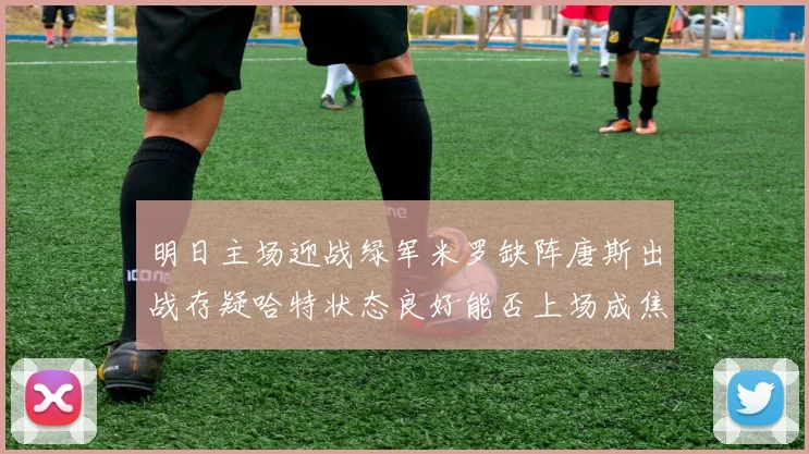明日主场迎战绿军米罗缺阵唐斯出战存疑哈特状态良好能否上场成焦点